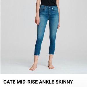 Rag & Bone Cate Mid Rise Ankle Skinny Jeans